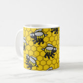 Bedeckt in Bienen-Tasse 2 Kaffeetasse (Vorderseite Links)
