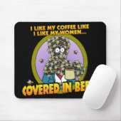 Bedeckt in den Bienen Mousepad 1 (Mit Mouse)