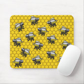Bedeckt in den Bienen Mousepad 2 (Mit Mouse)