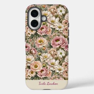 Bedeckt mit alten Rose iPhone 16 Hülle