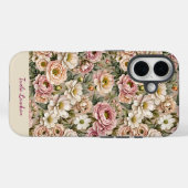 Bedeckt mit alten Rose Case-Mate iPhone Hülle (Rückseite (Horizontal))