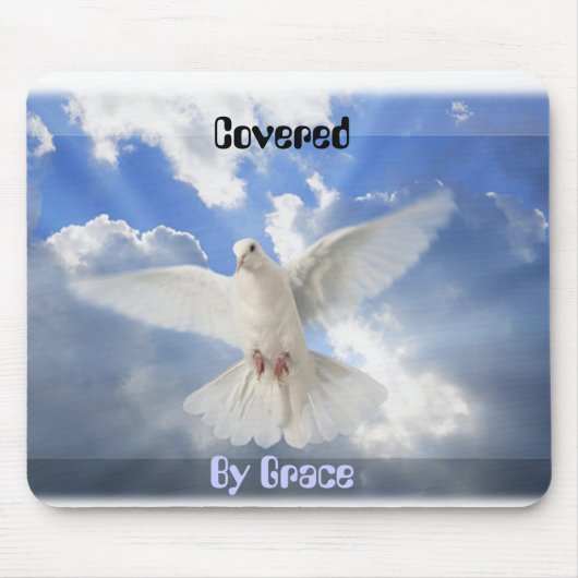 Bedeckt von Grace Mousepad (Vorne)