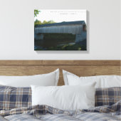 Bedeckte Brücke auf Leinwand (Insitu (Schlafzimmer))