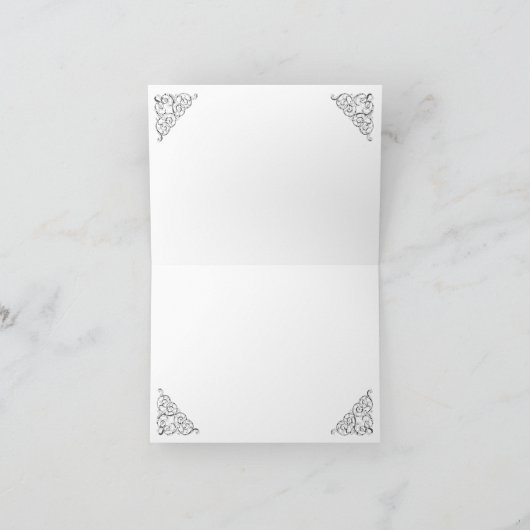 Bedeckte Brücke Penn amische Buggy-hallo Karte (Innenseite)