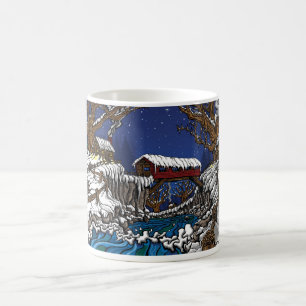 Bedeckte Brücken-Kaffee-Tasse Kaffeetasse