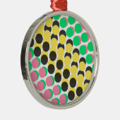 Bedeckte Punkte Silbernes Ornament (Rechts)