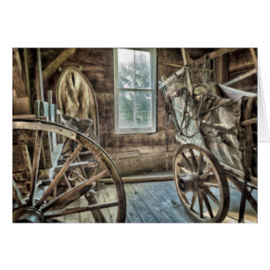 Bedeckter Wagen, hölzernes Wagenrad