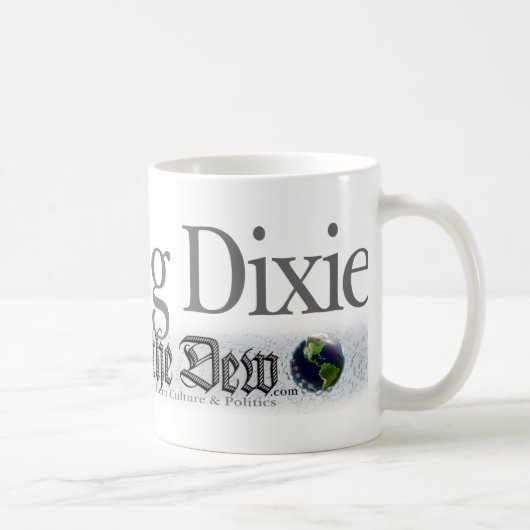 Bedeckung Dixie mögen den Tau Kaffeetasse (Rechts)