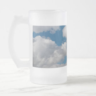 Bedeckungen von Wolken Mattglas Bierglas