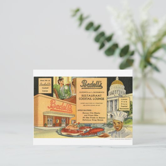 Bedell's Postcard Postkarte (Stehend Vorderseite)