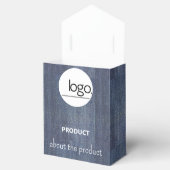 BEDENIM BLUE LOGO BUSINESS PROMOTIONAL PACKAGEMENT GESCHENKSCHACHTEL (Geöffnet)