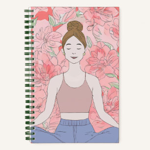 Bedenklich florales Journal Notizblock
