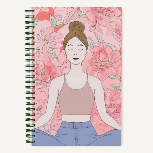 Bedenklich florales Journal Notizblock (Vorderseite)