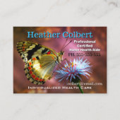 Bedenklicher Butterfly Trusting Betreuer Visitenkarte (Vorderseite)