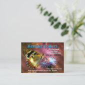 Bedenklicher Butterfly Trusting Betreuer Visitenkarte (Stehend Vorderseite)