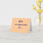 Bedenklicher Donnerstag - Peach Karte (Gelbe Blume)