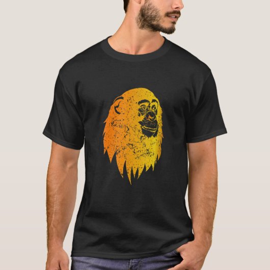 Bedenklicher Schimpanse T-Shirt (Vorderseite)
