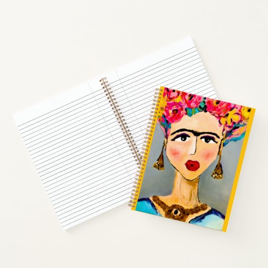 Bedeutbares Frida-Kahlo-Notizbuch Notizblock (Innenseite)