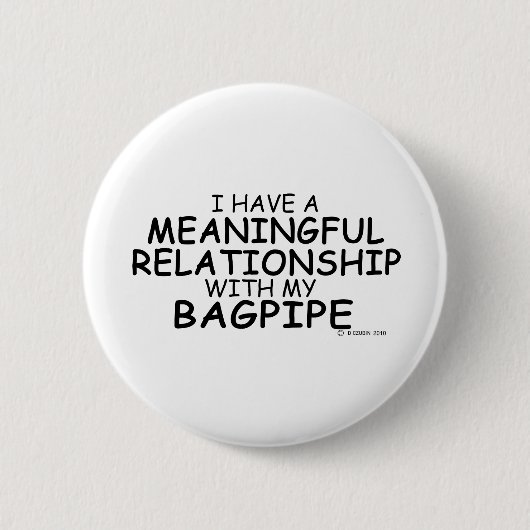Bedeutende Beziehung Bagpipe Button (Vorderseite)