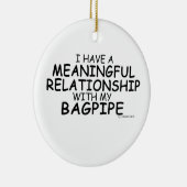 Bedeutende Beziehung Bagpipe Keramik Ornament (Rechts)