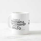 Bedeutende Beziehung Banjo Coffee Tasse (Vorderseite Links)