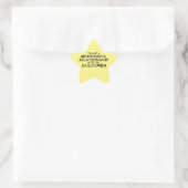 Bedeutende Beziehung Dulcimer Star Sticker (Tasche)