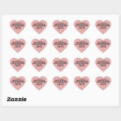 Bedeutende Beziehung Oboe Heart Sticker (Blatt)