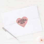 Bedeutende Beziehung Oboe Heart Sticker (Umschlag)