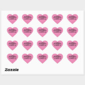 Bedeutende Beziehung Tin Whistle Heart Sticker (Blatt)
