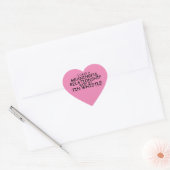 Bedeutende Beziehung Tin Whistle Heart Sticker (Umschlag)