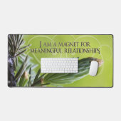 "Bedeutende Beziehungen" Motivation Affirmation Schreibtischunterlage (Tastatur & Maus)