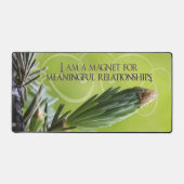 "Bedeutende Beziehungen" Motivation Affirmation Schreibtischunterlage (Vorderseite)