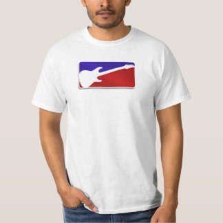 Bedeutende Liga-Gitarren-Logo-Felsen-Held-T - T-Shirt
