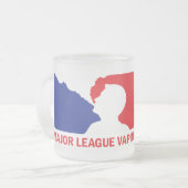 Bedeutende Liga Vaping Logo Vaper mattierte Tasse (Vorderseite Links)