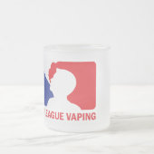 Bedeutende Liga Vaping Logo Vaper mattierte Tasse (Mittel)