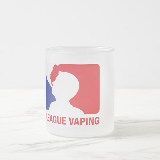 Bedeutende Liga Vaping Logo Vaper mattierte Tasse (Mittel)