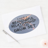 Bedeutende Relationship-Trommelkassette Set Oval S Ovaler Aufkleber (Umschlag)