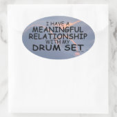 Bedeutende Relationship-Trommelkassette Set Oval S Ovaler Aufkleber (Tasche)