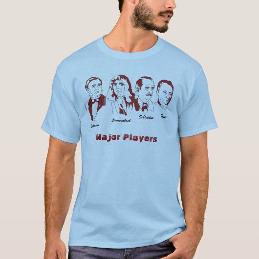 Bedeutende Spieler der Zellen-Theorie T-Shirt (Vorderseite)