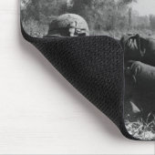 Bedeutenden Crandalls UH-1D Hubschrauber im Mousepad (Ecke)