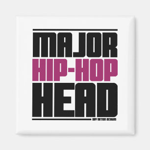 Bedeutender angesagter Hopfenkopf lila Magnet