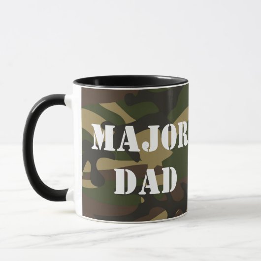 Bedeutender Vater, Camouflage-Militär Tasse (Links)