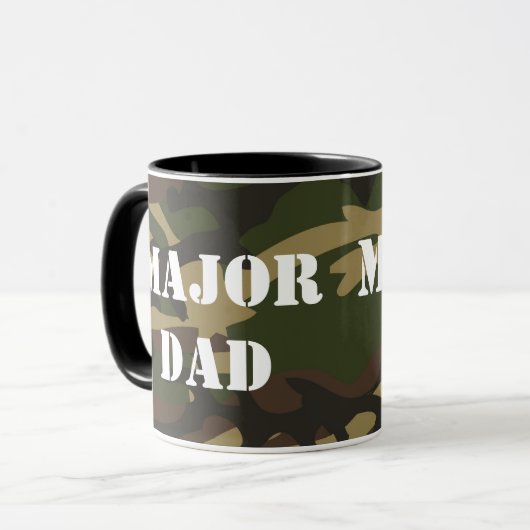Bedeutender Vater, Camouflage-Militär Tasse (Vorderseite Links)