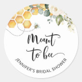 Bedeutet, Aufkleber zu sein. Bienenstück-Brautpart (Vorderseite)