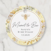 Bedeutet, Aufkleber zu sein. Bienenstück-Brautpart Geschenkanhänger (Vorderseite)