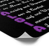 Bedeutet chronische Schmerzen Fibro Fibromyositis Poster (Ecke)