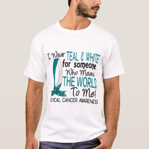 Bedeutet die Welt zu mir Gebärmutterkrebs T-Shirt