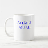 bedeutet "Gott, der groß ist" Kaffeetasse (Links)