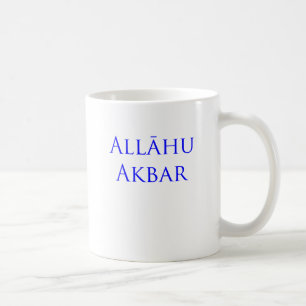 bedeutet "Gott, der groß ist" Kaffeetasse