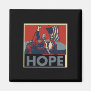 Bedeutet Hoffnung für Amerika. Wir werden Amerika  Magnet